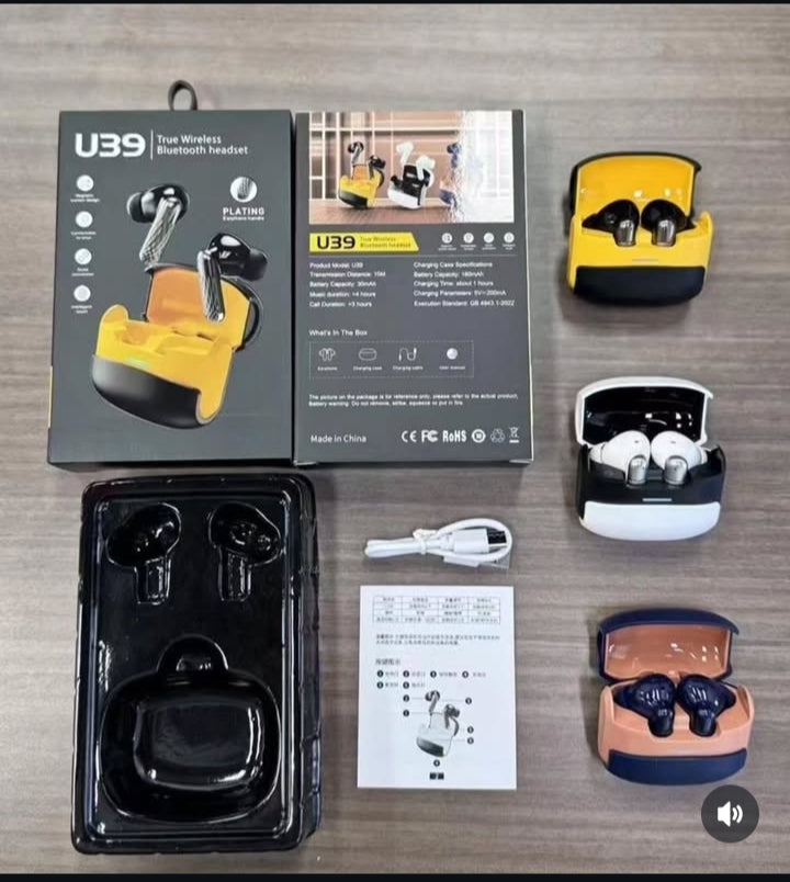 U39 Wireless Bluetooth Earbuds (ALLOW TO OPEN)